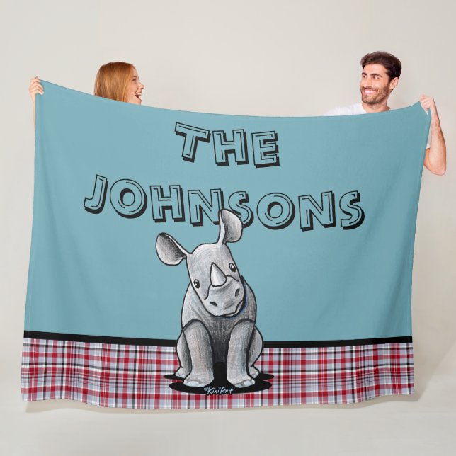 Couverture en polaire personnalisée KiniArt Baby R (En situation)