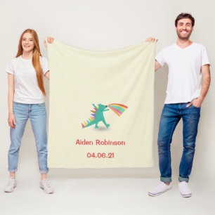 Couverture en polaire pour garçons sur le thème de