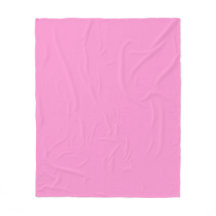 Couverture en polaire rose
