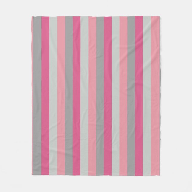 Couverture en polaire Rose de charbon (Devant)