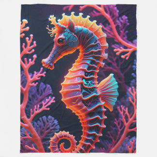 Couverture en polaire Seahorse