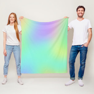 Couverture en polaire souple colorée