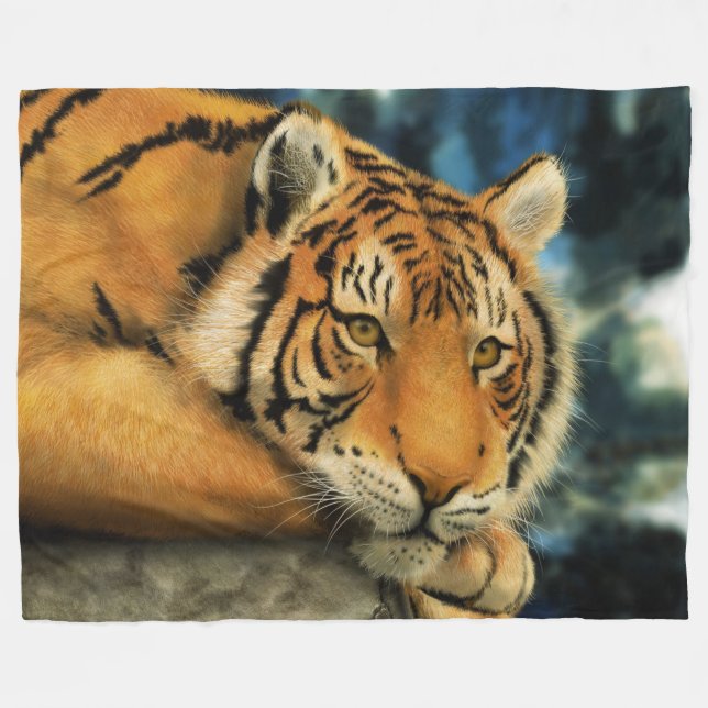 Couverture en polaire/tigre (Devant (Horizontal))