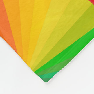 Couverture en polaire - Ventilateurs en agrumes