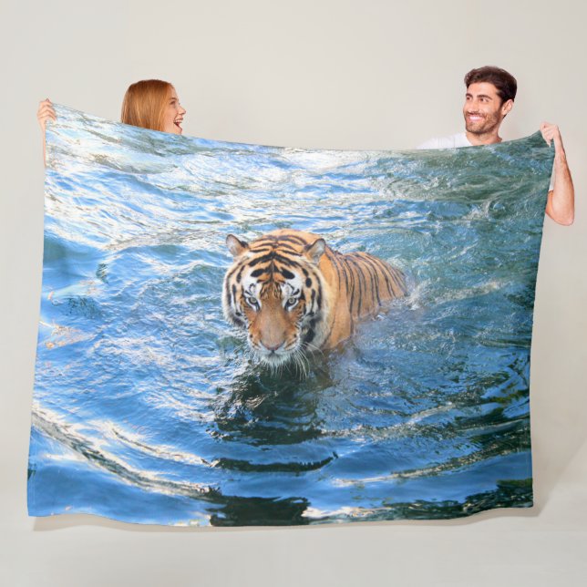 Couverture en Tiger Fleece (En situation)