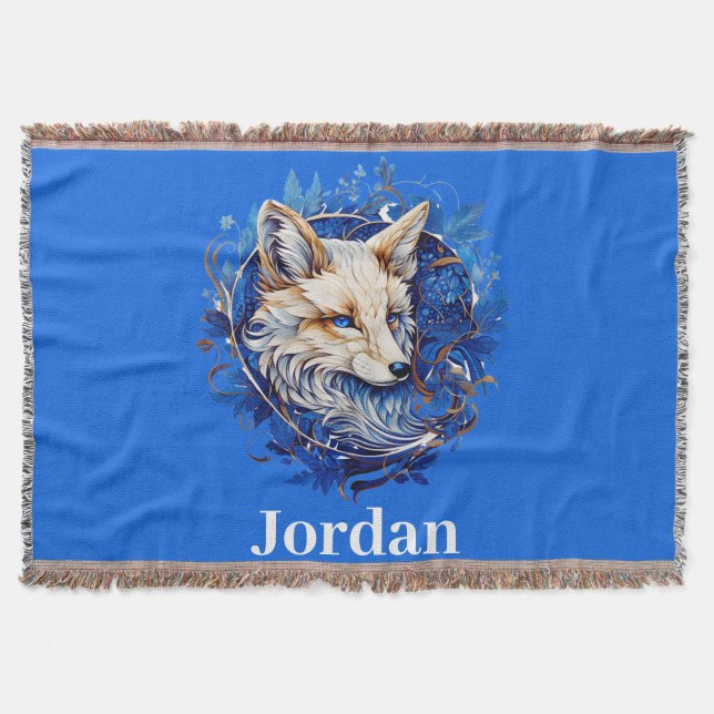 Couverture Enchanter Fox avec nom personnalisé (Devant)