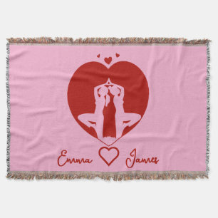 Couverture Épouses en Harmonie Personnalisée Lot Blanche