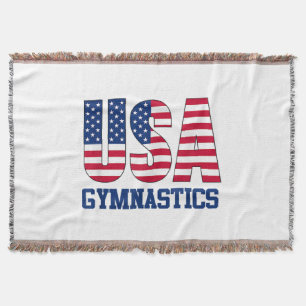 Couverture Etats-Unis avec drapeau américain Gymnastique Spor