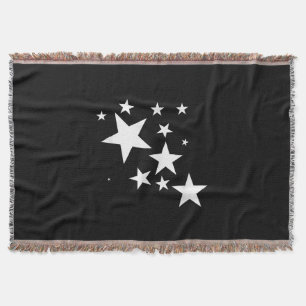 Couverture Étoiles Blanches Star-Motif-Design Costume cadeau