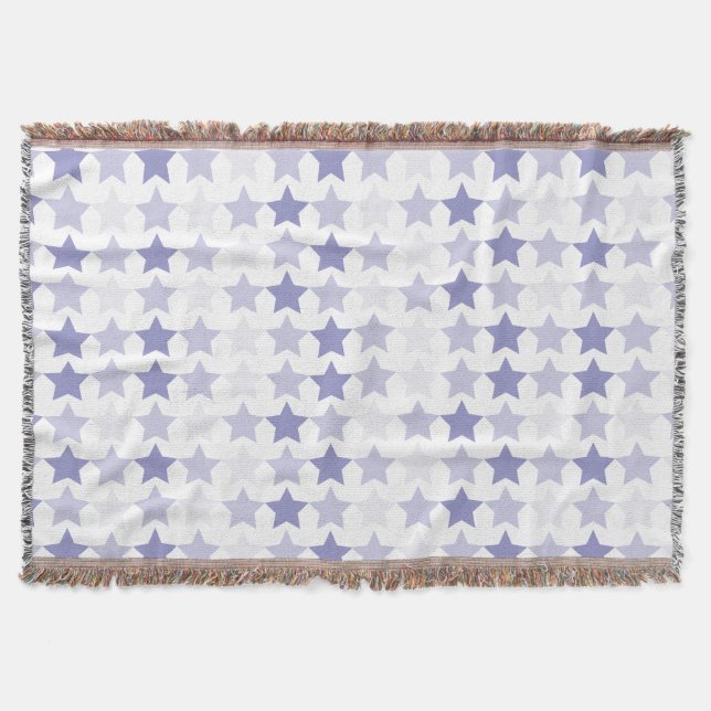Couverture Étoiles Patriotique Blue Ombre (Devant)