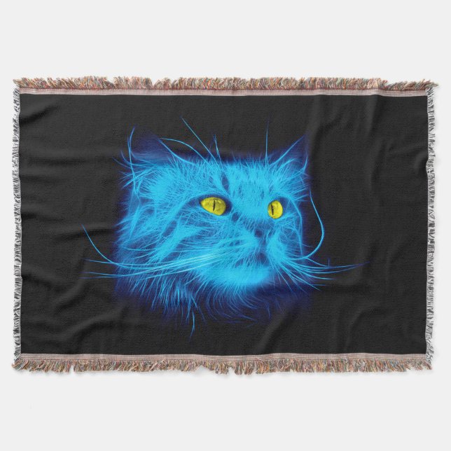 Couverture Face de chat bleu (Devant)