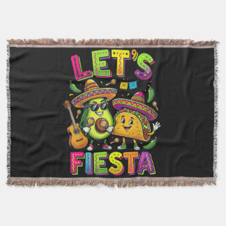 Couverture Faisons la Fête Joli Avocat Taco Cinco De Mayo