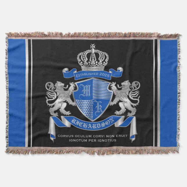 Couverture Faites votre propre armoiries Un emblème de lion d (Devant)