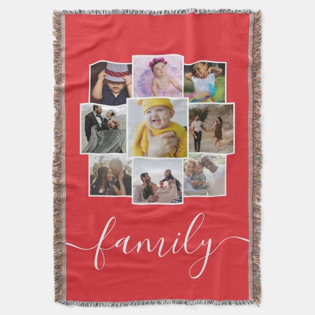 Couverture Famille de collage de photos et de textes personna (devant Vertical)