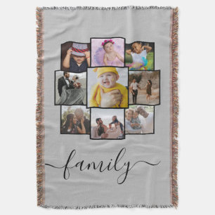 Couverture Famille de collage de photos et de textes personna