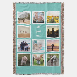 Couverture Famille personnalisée 11 Photo Collage personnalis