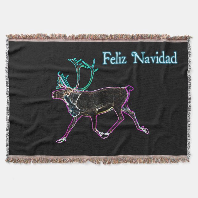 Couverture Feliz Navidad - Caribou électrique (Devant)