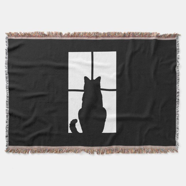 Couverture Fenêtre Cat Cliquez pour Customiser Obtenir une dé (Devant)