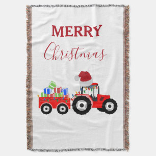 Couverture Ferme de camions Red Christmas Truck