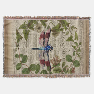 Couverture feuille botanique moderne vintage