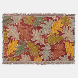 Couverture Feuille de chêne d'automne