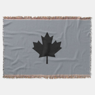 Couverture Feuille d'érable noire canadienne en gras