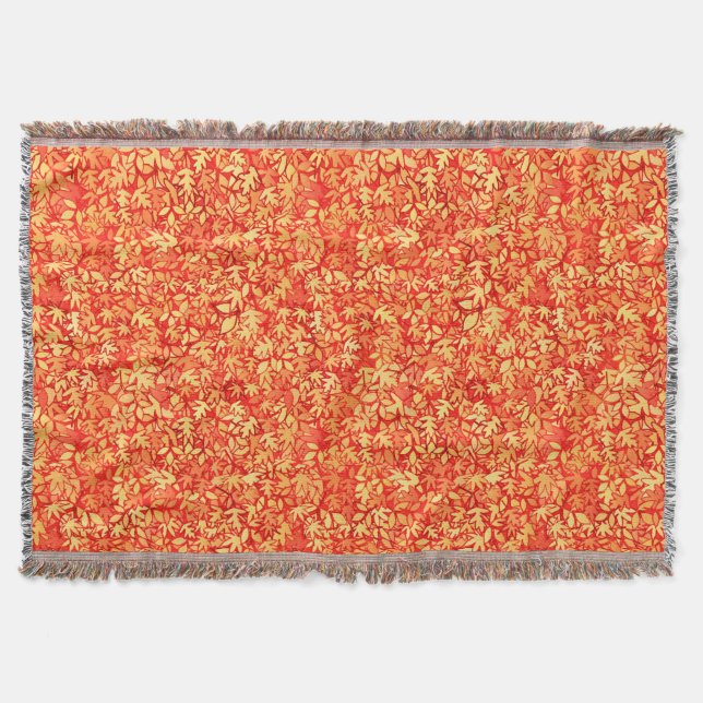 Couverture Feuilles d'automne, orange et or (Devant)