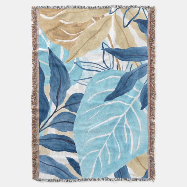 Couverture Feuilles de la Jungle Bleue (devant Vertical)