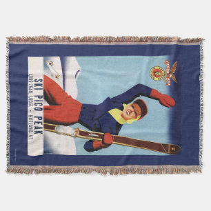 Couverture Fille flexible de ski de Pin- d'insecte