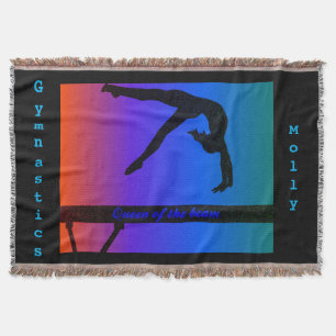 Couverture Filles Queen of the Beam Gymnastique Jeter la couv
