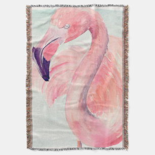 Couverture Flamant rose en pastel