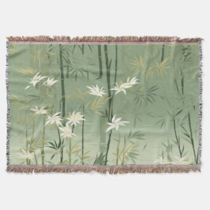 Couverture Fleur de bambou sereine asiatique  (6)