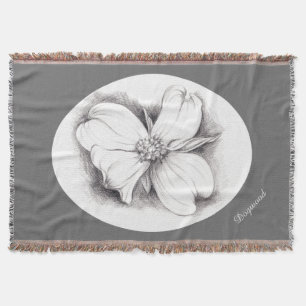 Couverture Fleur de cornouiller en charbon de bois