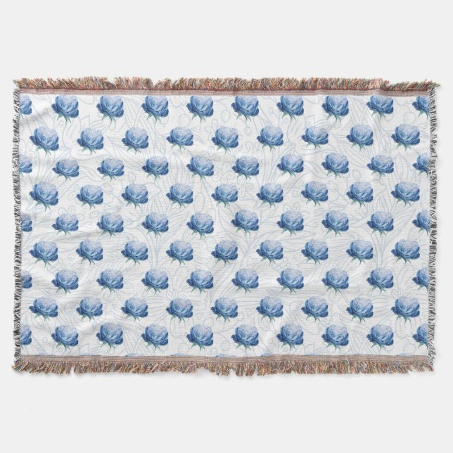 Couverture Fleur de Peony bleu (Devant)