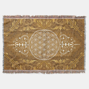 Couverture Fleur de vie / Blume des Lebens - vintage I