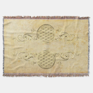 Couverture Fleur de vie / Blume des Lebens - vintage IV