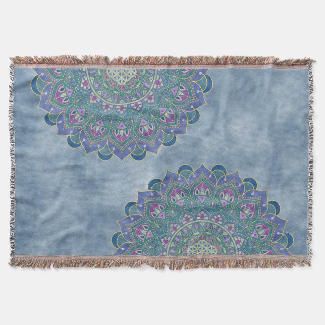 Couverture Fleur De Vie - Mandala India Style 1 (Devant)