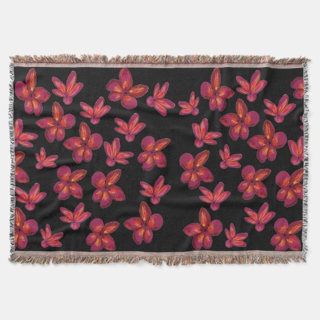 Couverture Fleur rouge en fleurs (Devant)
