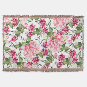 Couverture Fleurs d'aquarelle florale Orchidées de pivoines R