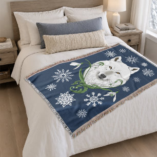 Couverture Fleurs de perce-neige du loup arctique blanc