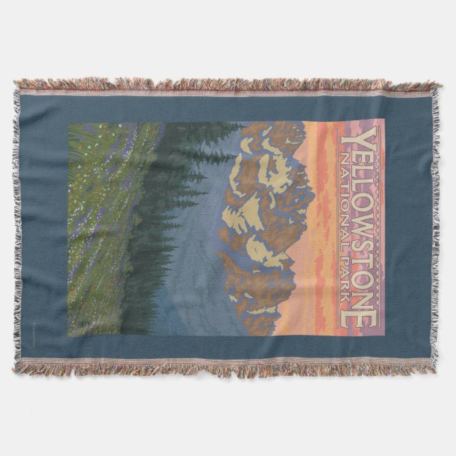Couverture Fleurs de ressort - parc national de Yellowstone (Devant)