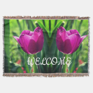 Couverture Fleurs de tulipes, Bienvenue