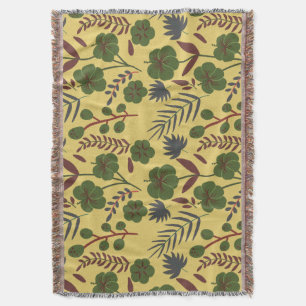 Couverture Fleurs et papillons floraux motifs sans soudure