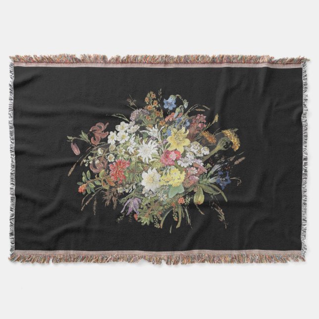Couverture Fleurs Fleurs sauvages alpines Edelweiss Spray (Devant)