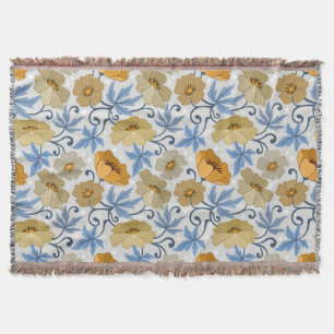 Couverture Fleurs Jaunes : Conception Textile sans joint