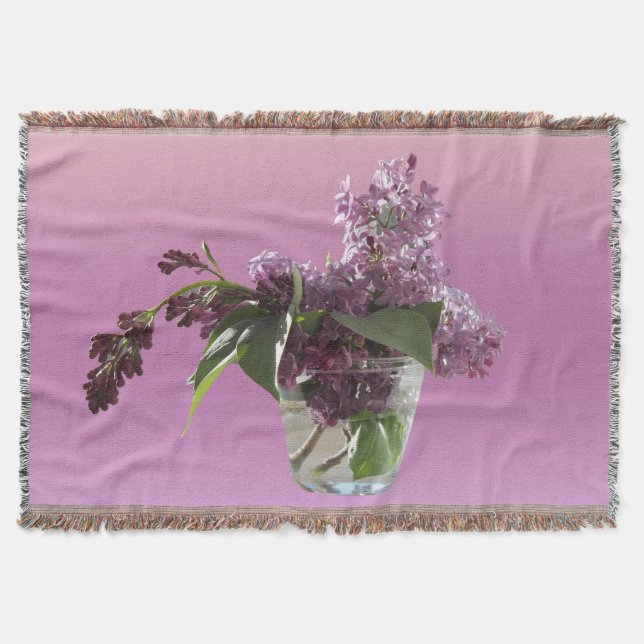 Couverture Fleurs Lilac et lumière naturelle (Devant)