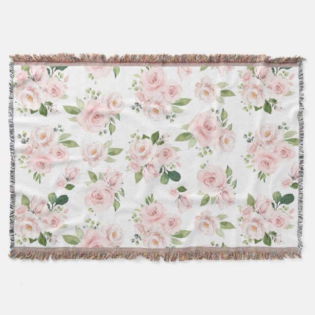 Couverture Fleurs roses, Roses roses, Fleurs Aquarelles (Devant)