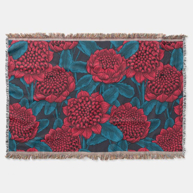 Couverture Fleurs rouges de waratah (Devant)