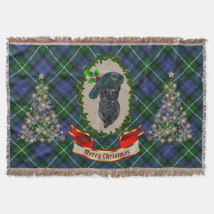 Couverture Forbes Scottie Chien Christmas Jetée Blanche
