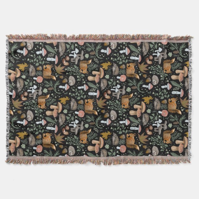 Couverture Forêt d'automne confortable chaud (Devant)